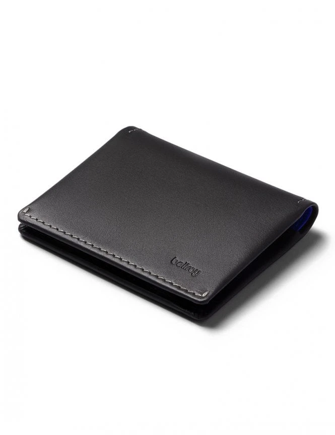 Bellroy Slim Sleeve Wallet - Charcoal and Cobalt Premium Leather Minimalist Bifold 3 Bellroy Slim Sleeve Wallet - Charcoal and Cobalt Premium Leather Minimalist Bifold