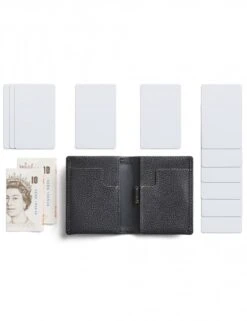 Bellroy Slim Sleeve Wallet Stellar Black – Eco-Friendly Leather and Nylon Bifold -Fatbuddha Store slim sleeve wallet stellar black p35311 117085 medium