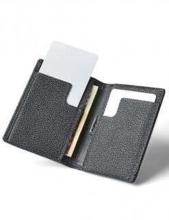 Bellroy Slim Sleeve Wallet Stellar Black – Eco-Friendly Leather and Nylon Bifold -Fatbuddha Store slim sleeve wallet stellar black p35311 117088 medium