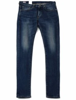 Slim Tapered Kaihara Selvedge Jeans - Blue Mid Used Wash