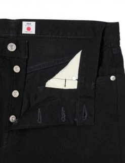 Slim Tapered Kaihara Stretch Jeans - Black Unwashed 9 Slim Tapered Kaihara Stretch Jeans - Black Unwashed -Fatbuddha Store slim tapered kaihara stretch jeans black unwashed p31477 110782 medium