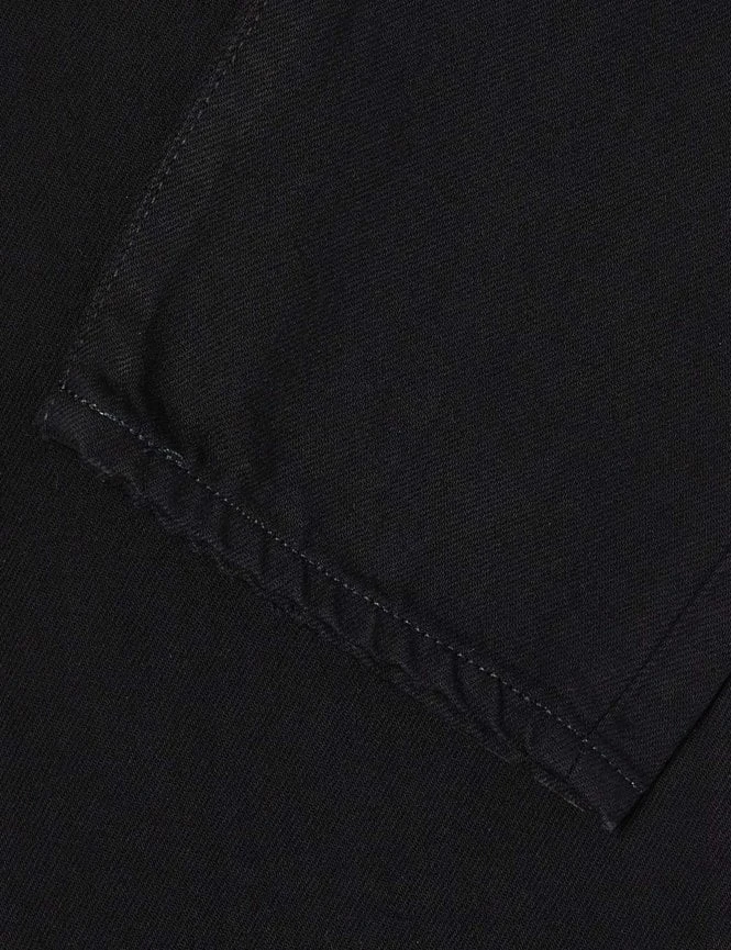 Slim Tapered Kaihara Stretch Jeans - Black Unwashed 6 Slim Tapered Kaihara Stretch Jeans - Black Unwashed - Image 4