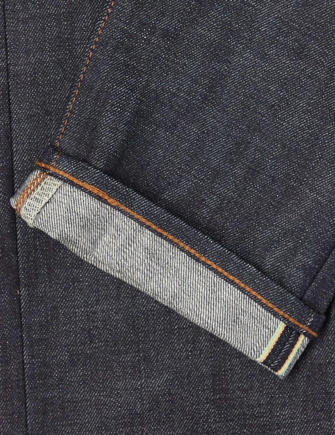 Slim Tapered Rainbow Selvedge Jeans - Blue Unwashed 6 Slim Tapered Rainbow Selvedge Jeans - Blue Unwashed - Image 4