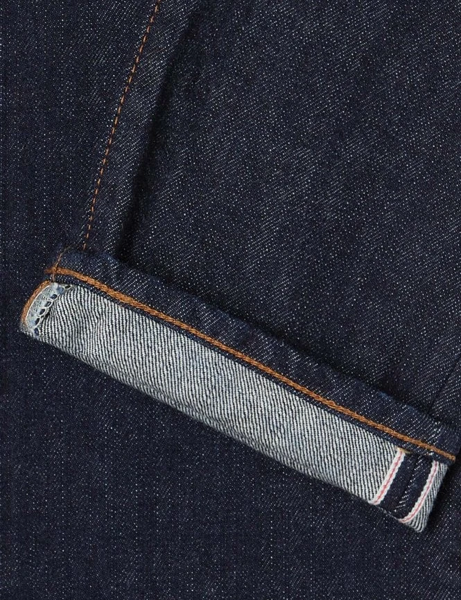 Slim Tapered Red Selvedge Jeans - Blue Rinsed 6 Slim Tapered Red Selvedge Jeans - Blue Rinsed - Image 4