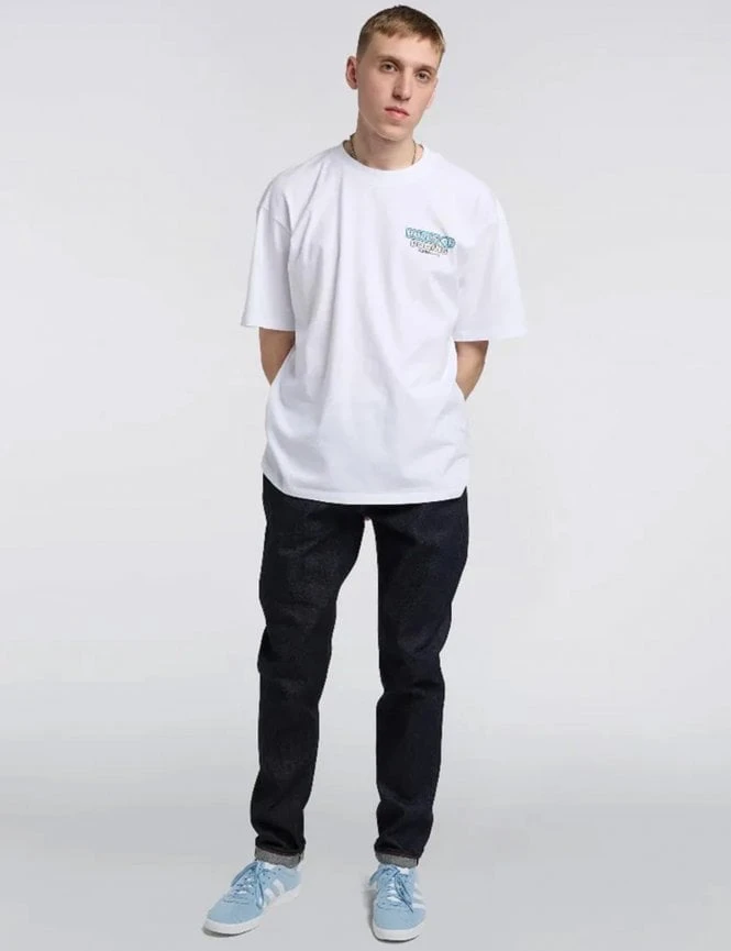 Slim Tapered Red Selvedge Jeans - Blue Unwashed 7 Slim Tapered Red Selvedge Jeans - Blue Unwashed - Image 5