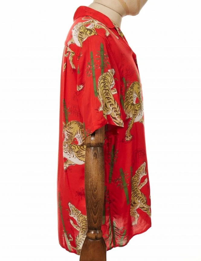 Deus Ex Machina Solstice Shirt - Poppy Red 7 Deus Ex Machina Solstice Shirt - Poppy Red - Image 5