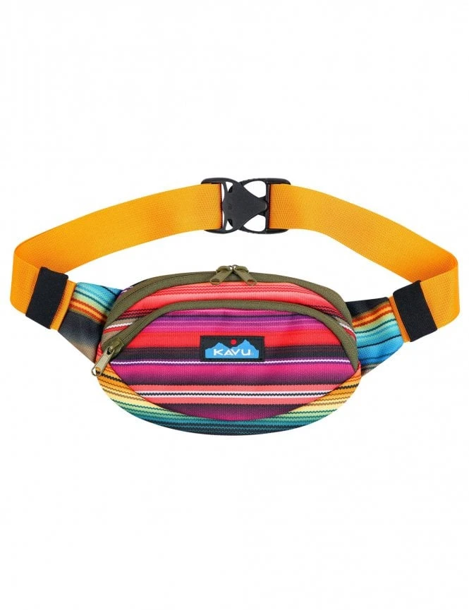 KAVU Spectator Bag - Coastline Blanket - Water-Resistant Geometric Belt Bag 3 KAVU Spectator Bag - Coastline Blanket - Water-Resistant Geometric Belt Bag