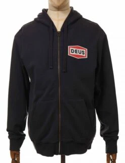 Deus Ex Machina Speed Stix Hooded Jacket - Phantom Black