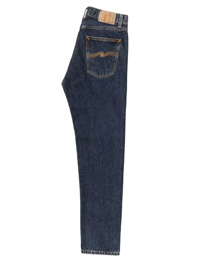 Nudie Jeans Steady Eddie II Jeans - Deep Sea Wash 4 Nudie Jeans Steady Eddie II Jeans - Deep Sea Wash - Image 2