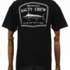 Salty Crew Stealth Tee - Black -Fatbuddha Store stealth tee black p29484 101184 medium