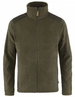 Fjallraven Sten Fleece Jacket - Dark Olive