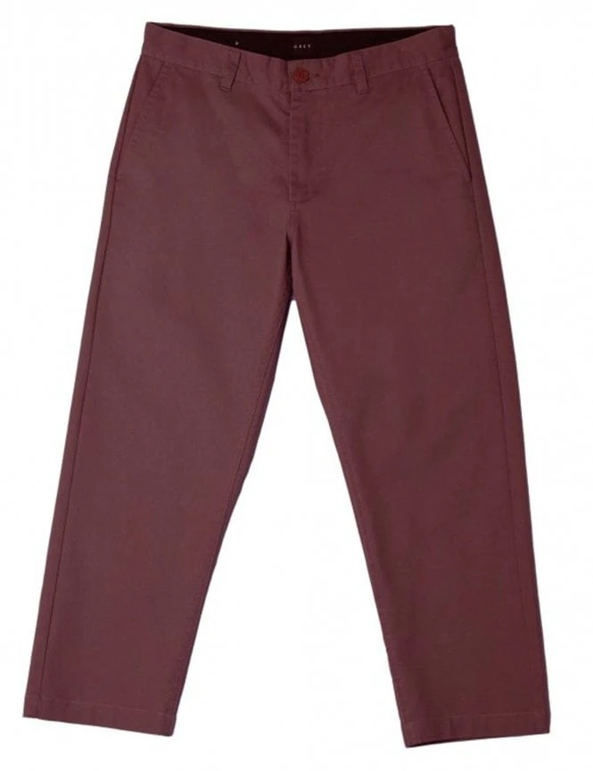 Obey Clothing Straggler Flood Pants - Sepia Brown 3 Obey Clothing Straggler Flood Pants - Sepia Brown