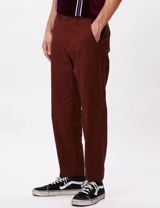 Obey Clothing Straggler Flood Pants - Sepia Brown 4 Obey Clothing Straggler Flood Pants - Sepia Brown - Image 2