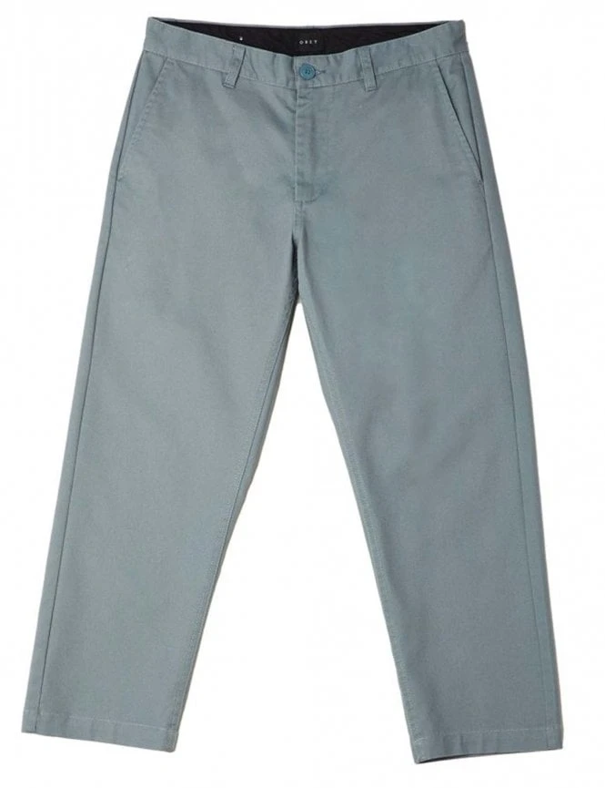 Obey Clothing Straggler Flooded Pants- Leaf 3 Obey Clothing Straggler Flooded Pants- Leaf