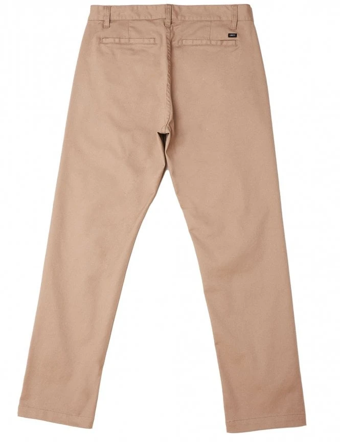 Obey Clothing Straggler Pants - Khaki 4 Obey Clothing Straggler Pants - Khaki - Image 2