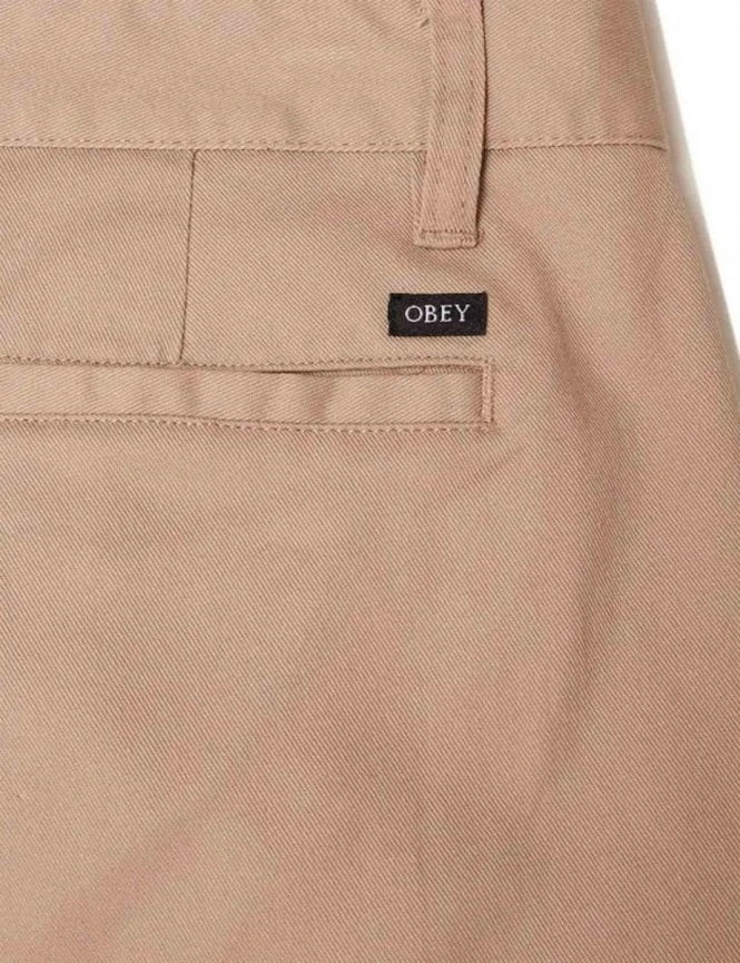 Obey Clothing Straggler Pants - Khaki 5 Obey Clothing Straggler Pants - Khaki - Image 3