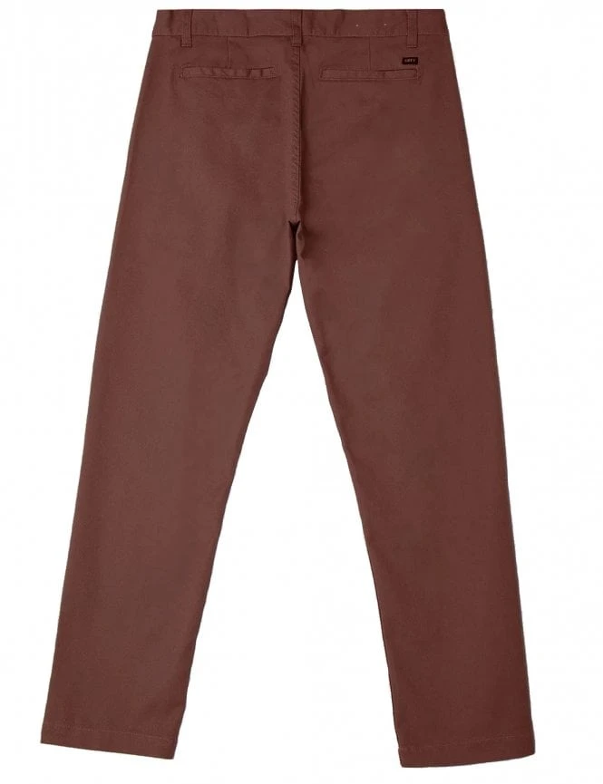 Obey Clothing Straggler Pants - Sepia Brown 4 Obey Clothing Straggler Pants - Sepia Brown - Image 2