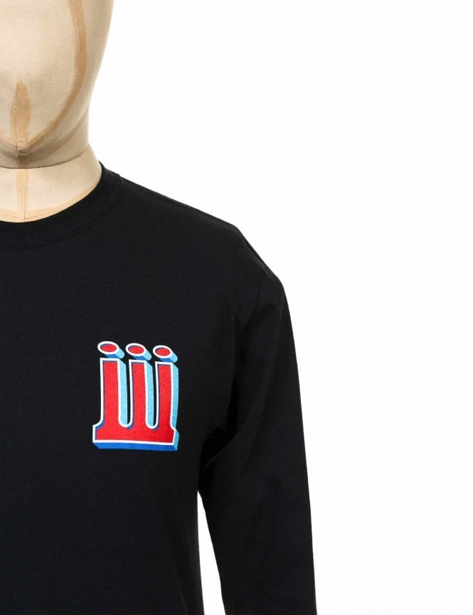 Structure Long Sleeve Tee - Black 5 Structure Long Sleeve Tee - Black - Image 3