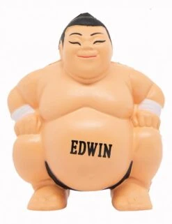 Edwin Sumo Wrestler Stress Ball – Multi-Color Polyurethane Lifestyle Accessory