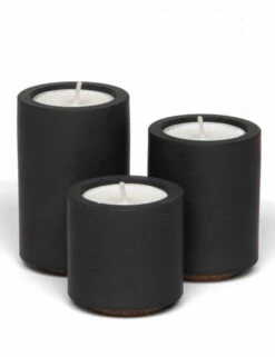 Tealight Trio - Black
