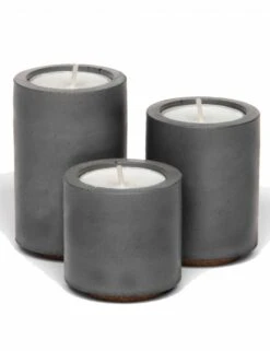 Tealight Trio - Grey