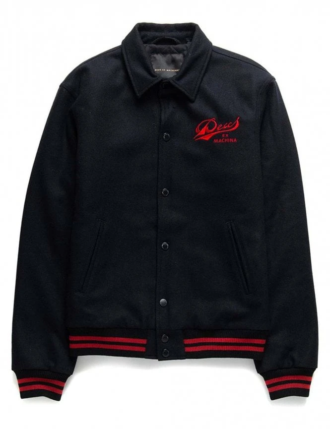 Deus Ex Machina Team Bomber Jacket - Black 4 Deus Ex Machina Team Bomber Jacket - Black - Image 2