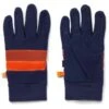 Cotopaxi Teca Fleece Gloves in Maritime - Repurposed Polyester with Multi-Colored Striped Cuffs -Fatbuddha Store teca fleece gloves maritime p33868 114515 medium