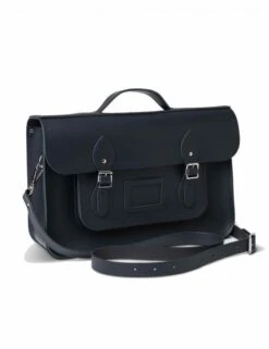 The Cambridge Satchel Company 15 Inch Navy Leather Batchel – Classic Briefcase Satchel Hybrid -Fatbuddha Store the 15 batchel navy p32879 111860 medium