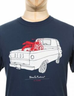 Deus Ex Machina The A100 Tee - Navy -Fatbuddha Store the a100 tee navy p21573 79231 medium