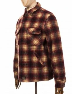 Deus Ex Machina The Piston Wool Shirt - Red -Fatbuddha Store the piston wool shirt red p24737 88311 medium