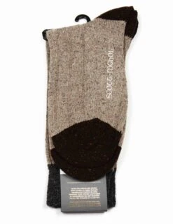 Pantherella Thornham 6x2 Rib Heavy-Gauge Wool Socks - Natural Marl -Fatbuddha Store thornham 6x2 rib socks natural marl p27451 95715 medium