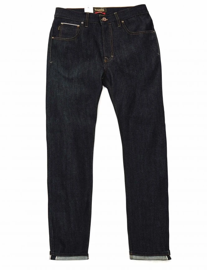 Tiger Cub Selvedge Denim - Indigo (Unwashed) 3 Tiger Cub Selvedge Denim - Indigo (Unwashed)