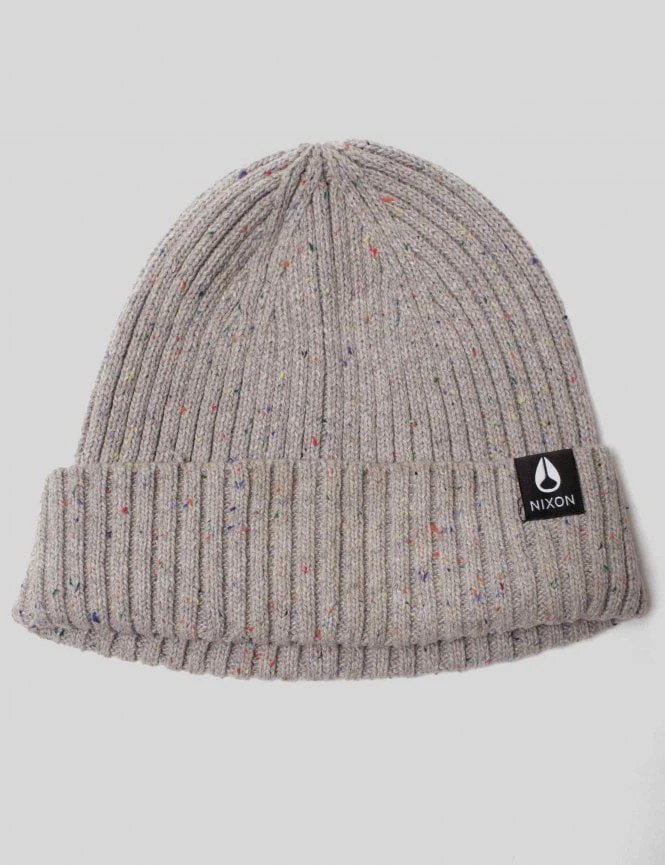 NIXON Timmy Beanie Hat - Gray Multi 2 NIXON Timmy Beanie Hat - Gray Multi