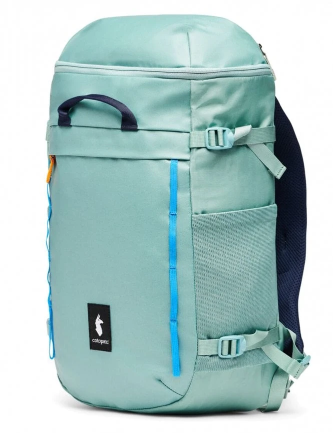 Cotopaxi Torre 24L Bucket Pack Bluegrass – Teal/Orange Retro Outdoor Commuter Backpack 3 Cotopaxi Torre 24L Bucket Pack Bluegrass – Teal/Orange Retro Outdoor Commuter Backpack