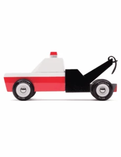 Candylab Towie Red Tow Truck – Solid Beech Wood Vintage Rescue Vehicle