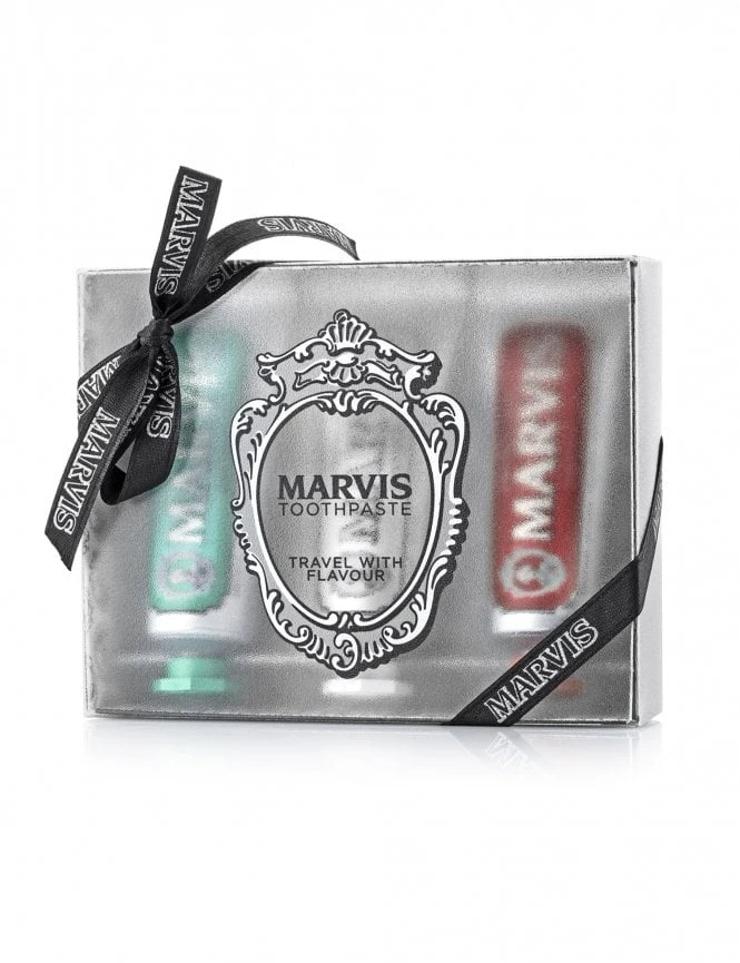 Marvis Travel Toothpaste (3x25ml) - Flavour Trio 3 Marvis Travel Toothpaste (3x25ml) - Flavour Trio