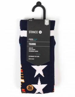 Stance Tribute Crew Socks - Navy Blue Performance Athletic Socks