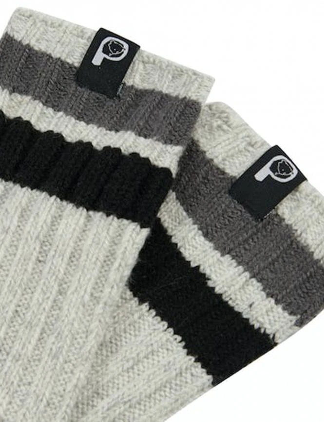 Penfield Vintage Grey Heather Two Colour Twist Hiking Socks – 2 Pack Cushioned Crew 5 Penfield Vintage Grey Heather Two Colour Twist Hiking Socks – 2 Pack Cushioned Crew - Image 3