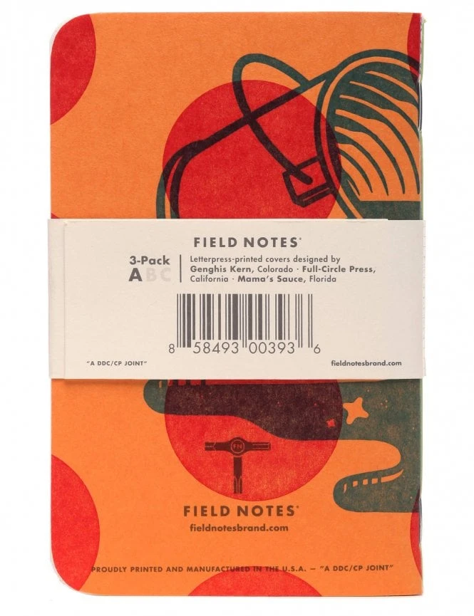 United States Of Letterpress Memo Book - Pack A 4 United States Of Letterpress Memo Book - Pack A - Image 2