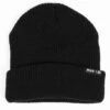 HUF Usual Beanie in Black - Classic Ribbed Knit Cuffed Winter Hat -Fatbuddha Store usual beanie hat black p13851 74594 medium