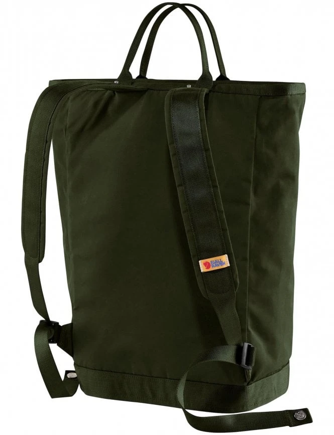 Fjallraven Vardag 20L Totepack - Deep Forest Green G-1000 Convertible Backpack Tote 4 Fjallraven Vardag 20L Totepack - Deep Forest Green G-1000 Convertible Backpack Tote - Image 2