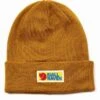 Fjallraven Vardag Classic Beanie Hat - Acorn Mustard Yellow Folded Knit Watch Cap 2 Fjallraven Vardag Classic Beanie Hat - Acorn Mustard Yellow Folded Knit Watch Cap -Fatbuddha Store vardag classic beanie hat acorn p27181 95059 medium