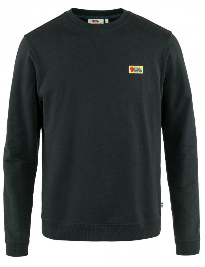 Fjallraven Vardag Crew Sweat - Black 3 Fjallraven Vardag Crew Sweat - Black