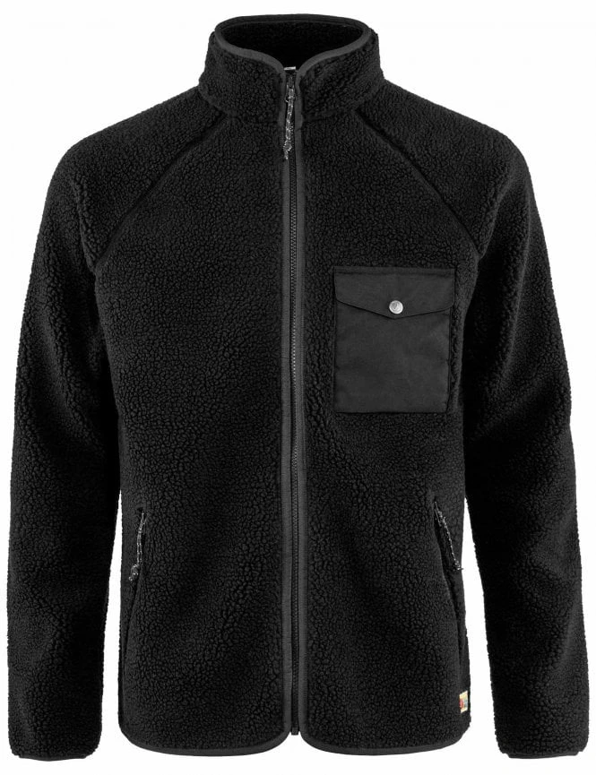 Fjallraven Vardag Pile Fleece Jacket- Black 3 Fjallraven Vardag Pile Fleece Jacket- Black