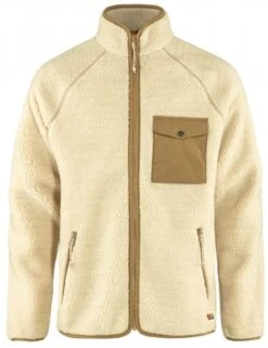 Fjallraven Vardag Pile Fleece Jacket - Chalk White