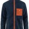 Fjallraven Vardag Pile Fleece Jacket - Navy/Autumn Leaf -Fatbuddha Store vardag pile fleece jacket navy autumn leaf p33905 118354 medium