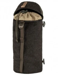 Fjallraven Varmland Wool 4L Side Pocket in Dark Olive-Brown - G-1000 Rucksack Attachment -Fatbuddha Store varmland wool 4l side pocket dark olive brown p33333 112313 medium