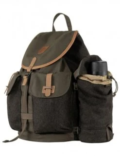 Fjallraven Varmland Wool 4L Side Pocket in Dark Olive-Brown - G-1000 Rucksack Attachment -Fatbuddha Store varmland wool 4l side pocket dark olive brown p33333 112314 medium