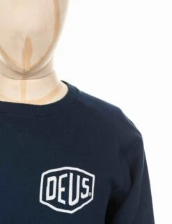 Deus Ex Machina Venice Address Crew Sweat - Navy -Fatbuddha Store venice address crew sweat navy p16400 65352 medium