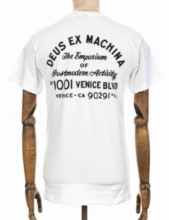 Deus Ex Machina Venice Address Pocket Tee - White